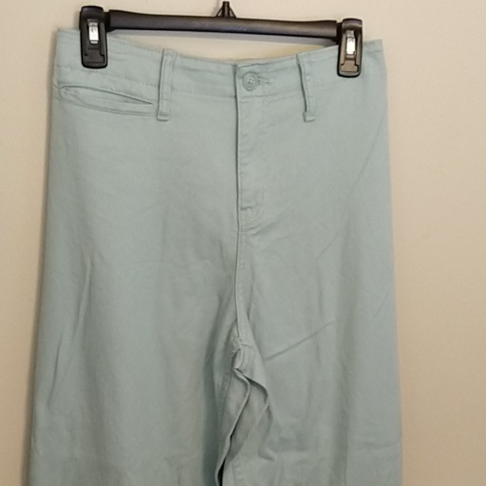 High Rise wide leg crop jeans size 16